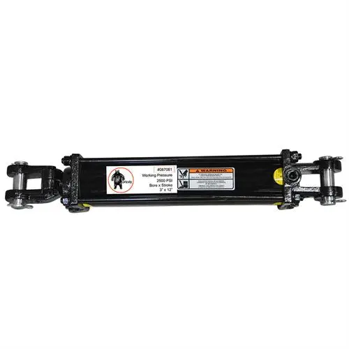 3" Bore X 12" Stroke Grizzly Hydraulic Cylinder 1