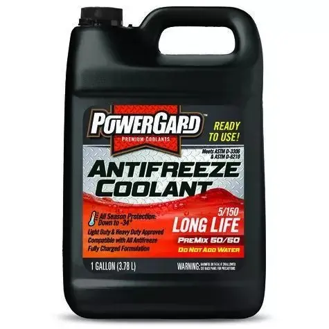 Antifreeze Coolant Pre-Diluted Long Life Red Heavy-Duty Power Gard 1Gl 1