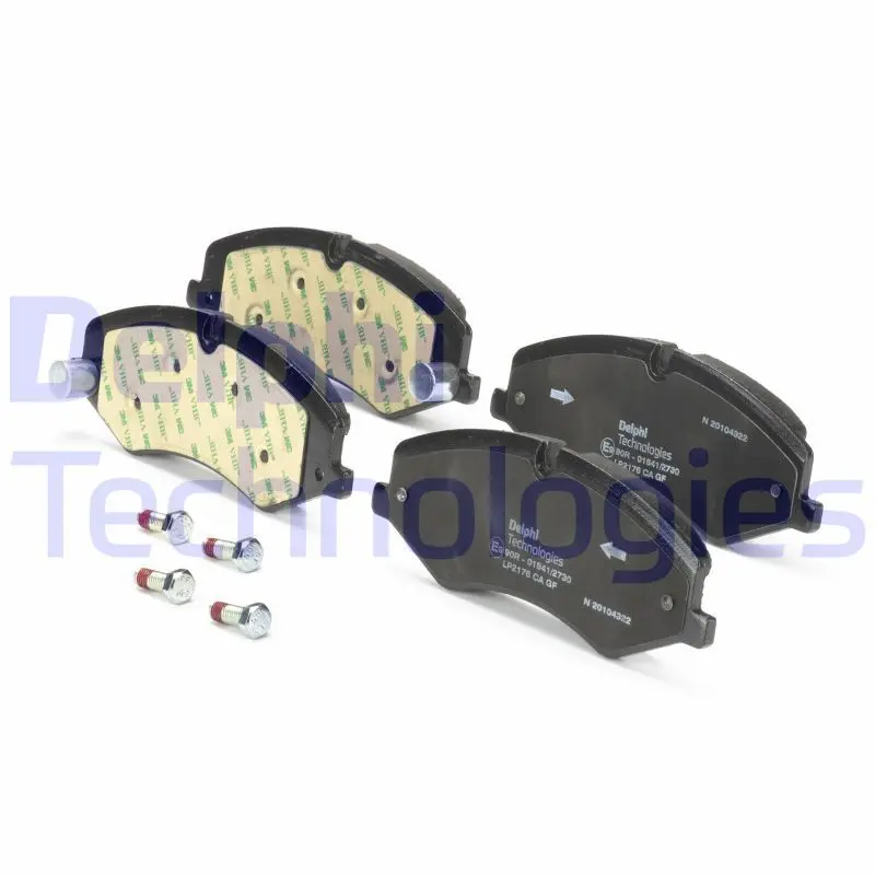 Front Brake Pad Set - Discovery 4 & Range Rover Sport With 3.0L V6 (Lr051626, Lr134700)(Delphi) 1