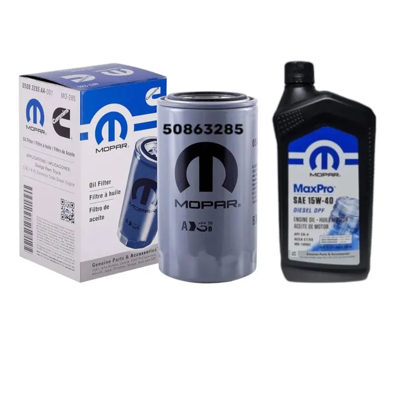 Kit Mopar Motor Oil  & Filter 50833285 1