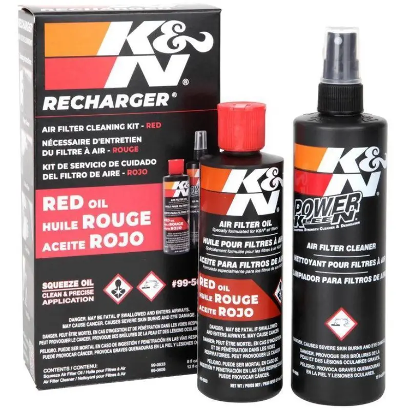 K&N Filter Cleaning Kit Red 1