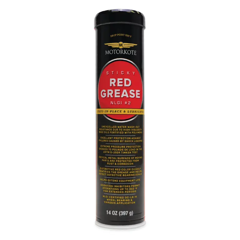 Motorkote Sticky Red Grease Nlgi #2, 1