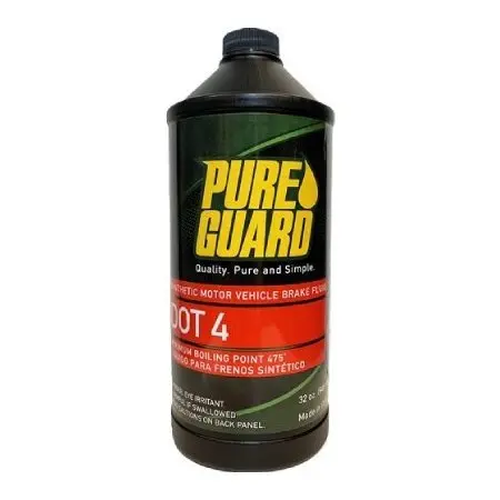 Pure Guard Synthetic Brake Fluid Dot 4 32Oz 1