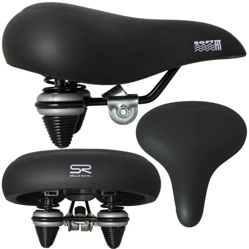 Selim Bike Macio Soft Fit Gel Selle Royal Itália 2 Molas 1