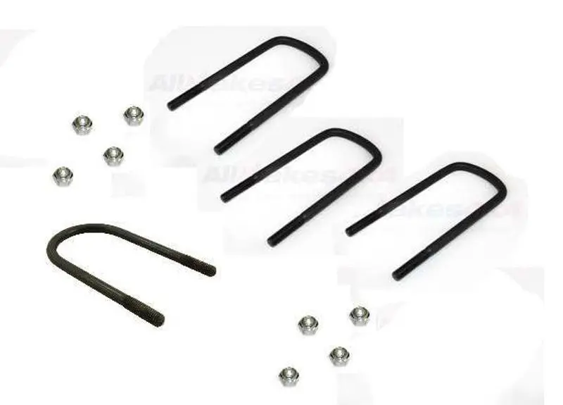 Set Of Land Rover Series 1/2/3 Front U Bolts & Nuts 88" 562637+562641 1