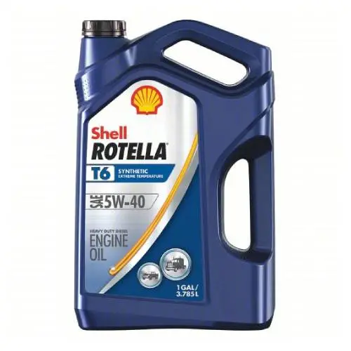 Shell Rotella T6 Full Synthetic Sae 5W-40 - Heavy-Duty Diesel Engine Oil - 1 Gallom 1