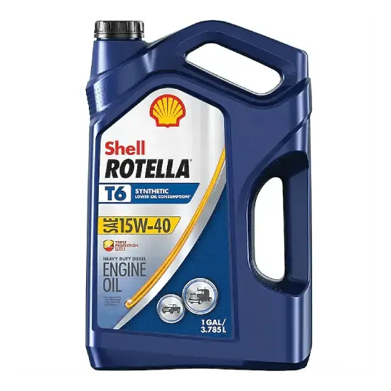 Shell Rotella T6 – Heavy Duty Diesel Engine Oil Synthetic 15W-40, 1 Gal (3.785 L) 1