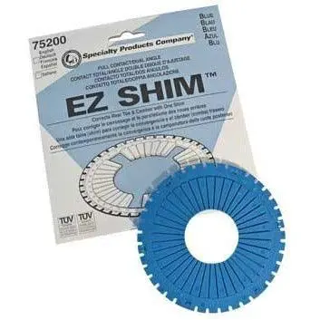 Spc Performance Ez Shim Dual Angle Camber/Toe Shim (Blue) 75200 1
