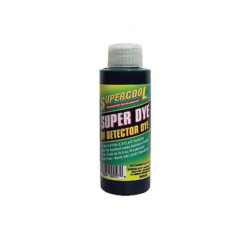 Supercool Dye Uv Leak Detector..Safe And Effective For R134a, R1234yf, Hybrid 4Oz 1