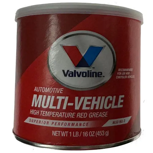 Valvoline Multi-Vehicle Ht Red Grease, 1 Lb 1
