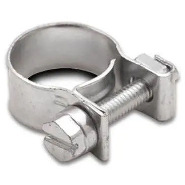 Vibrant Fuel Injector Style Mini Hose Clamps 7-9Mm Clamping Range Pack Of 10 Zinc Plated Mild Steel 1
