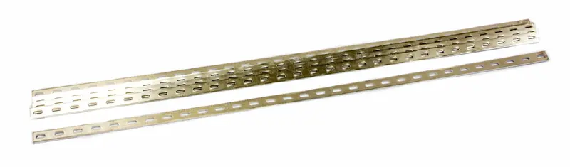 Allstar Performance 23120-5 Aluminum Slotted Strap Kit – 3/16" X 1" X 46", 5-Pack 1