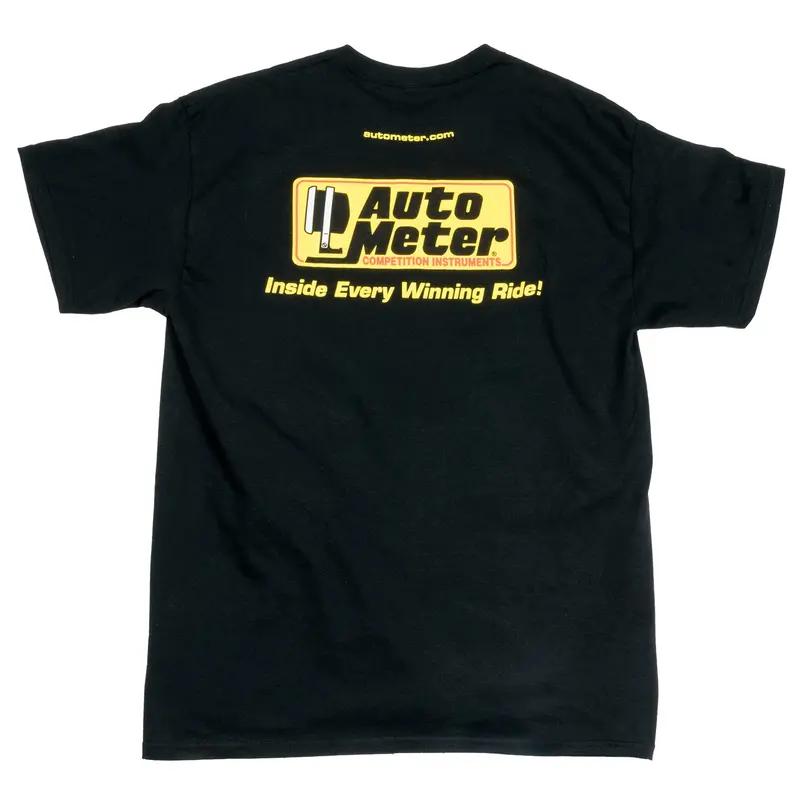 Autometer Competition Instruments T-Shirt – Adult Medium, Black 1