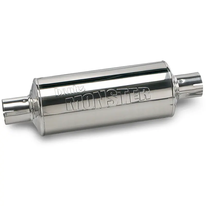 Banks Power 53962 Muffler; 3 X 3 S/S-Chevy; Ford; Nissan-Gas; Trk 1