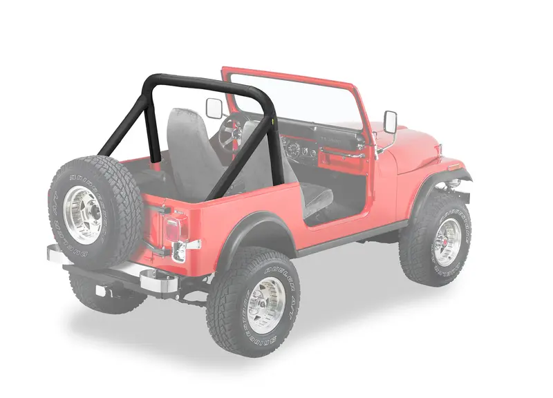 Bestop 80007-15 Black Denim Sport Bar Cover For Cj5 (1980–1983) And Cj7 (1980–1986) 1
