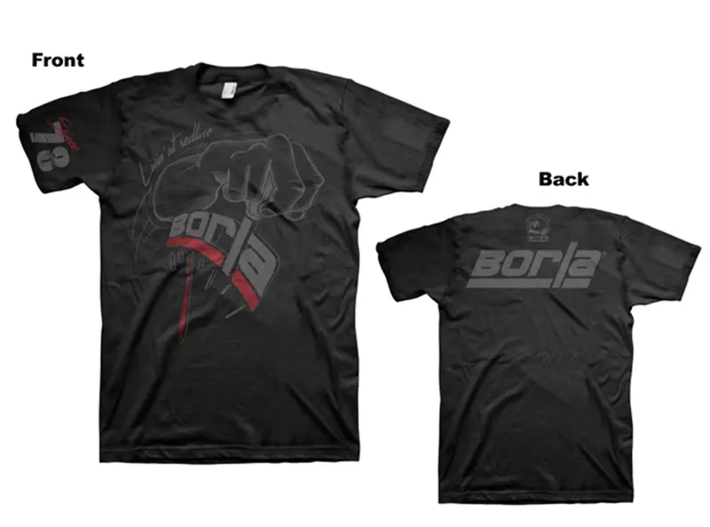 Borla Men’S Charcoal Shifter T-Shirt – Official Licensed Apparel, Size Xxl 1