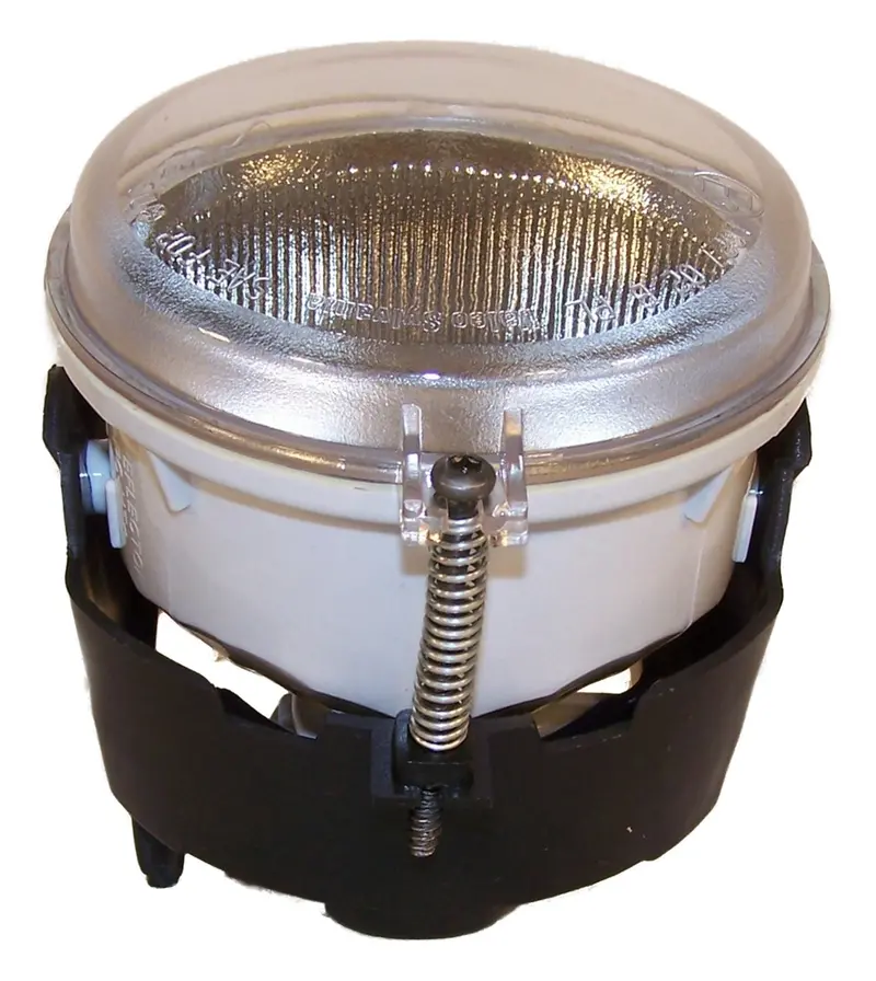 Crown Automotive Jeep Replacement 4805857Aa Fog Light; Black/Gray; 1