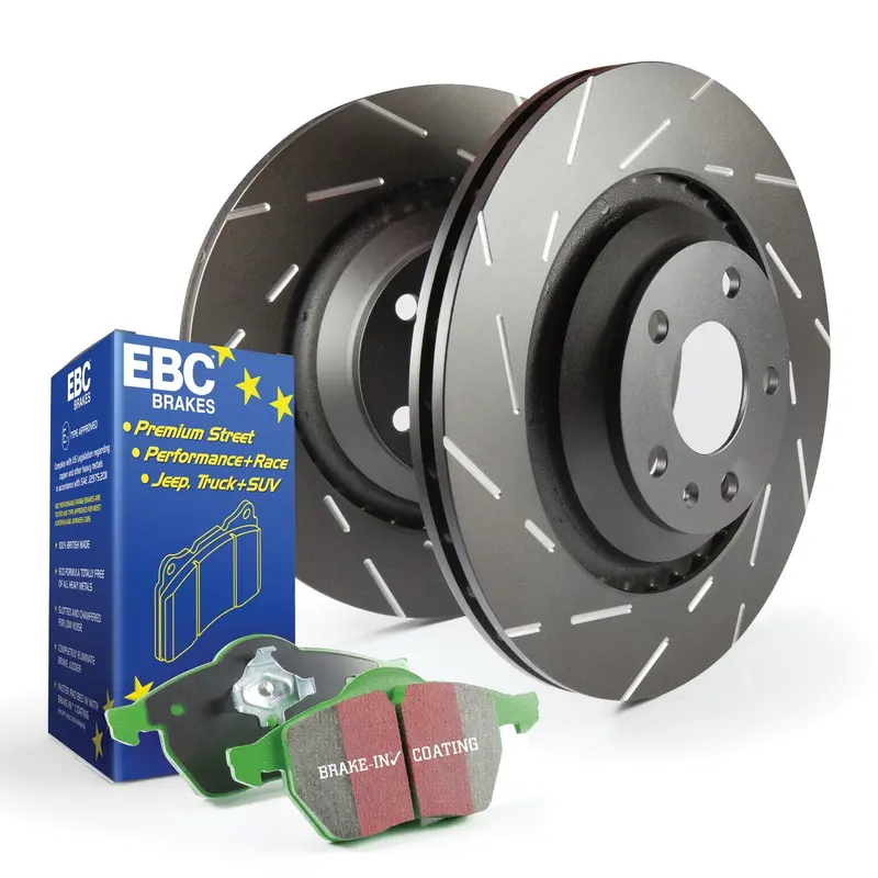 Ebc S2 Greenstuff 6000 Brake Kit – Low-Dust, High-Grip Pads Paired With Usr Rotors For Daily Driving 1