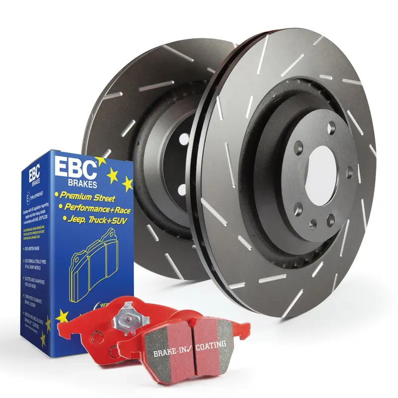 Ebc S4 Brake Kit – Redstuff Pads Paired With Usr Rotors For High-Performance Street And Track Use 1