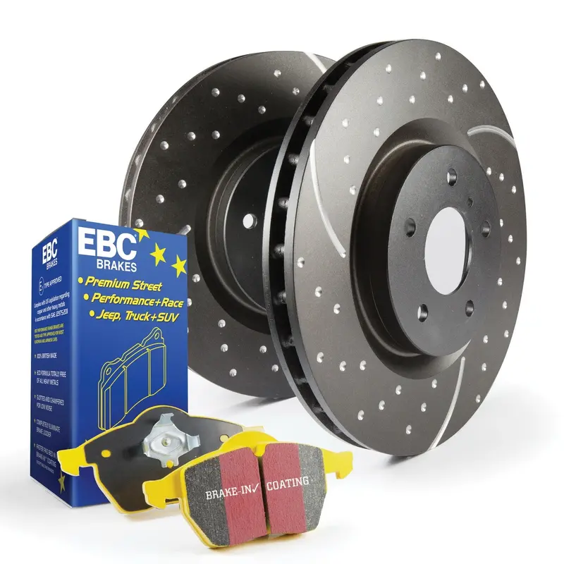 Ebc Yellowstuff Brake Pad & Gd Slotted Rotor Kit – High-Performance Street And Track Braking System 1