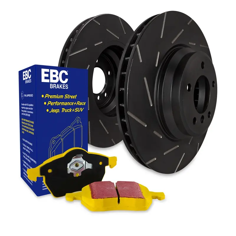 Ebc Yellowstuff Brake Pad & Usr Slotted Rotor Kit – High-Performance Street And Track Braking System 1
