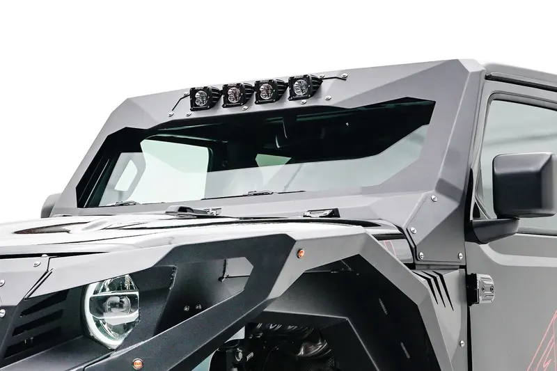 Fab Fours Vicowl Light Insert – Designed For Jeep Jl Wrangler Cowl Panel 1
