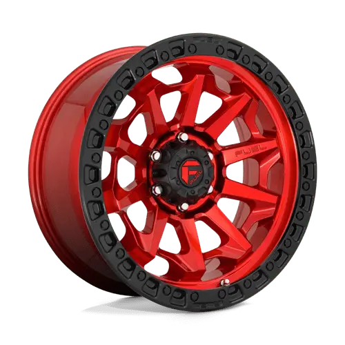 Fuel D695 Forged Alloy Wheel – 20X9", 8X180Mm Bolt Pattern, Gloss Red With Brushed Bronze Lip, +20Mm Offset 1