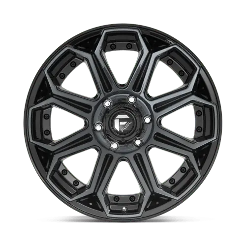 Fuel D704 22X12 Inch Forged Alloy Wheel – 8X170 Bolt Pattern, Gloss Black With Machined Dual-Tone Face, -44Mm Offset 1