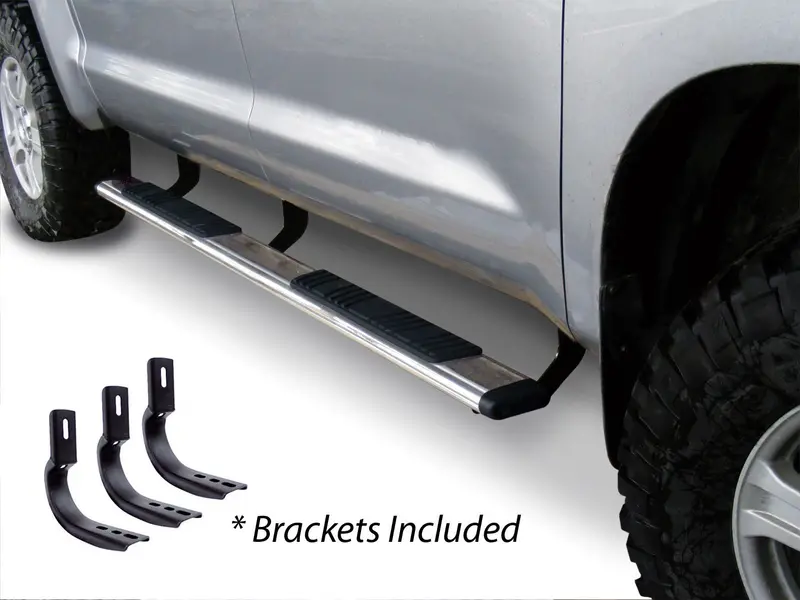 Go Rhino 685443587Ps 5-Inch Low-Profile Stainless Steel Side Steps – Toyota Tundra Crewmax Only 1