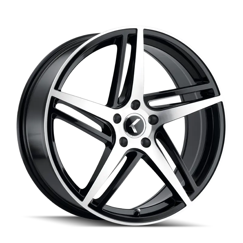 Kraze 18X8 Black/Machined Alloy Wheel – 5X120 Bolt Pattern, 40Mm Offset, 74.1Mm Hub Bore 1