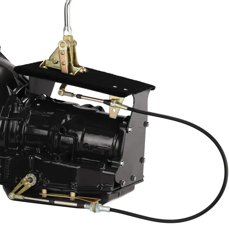Lokar Co4R70Wbxmb Cable-Shift Kit – Floor-Mounted Manual Transmission Shifter With Black Anodized Lever And Mounting Hardware 1