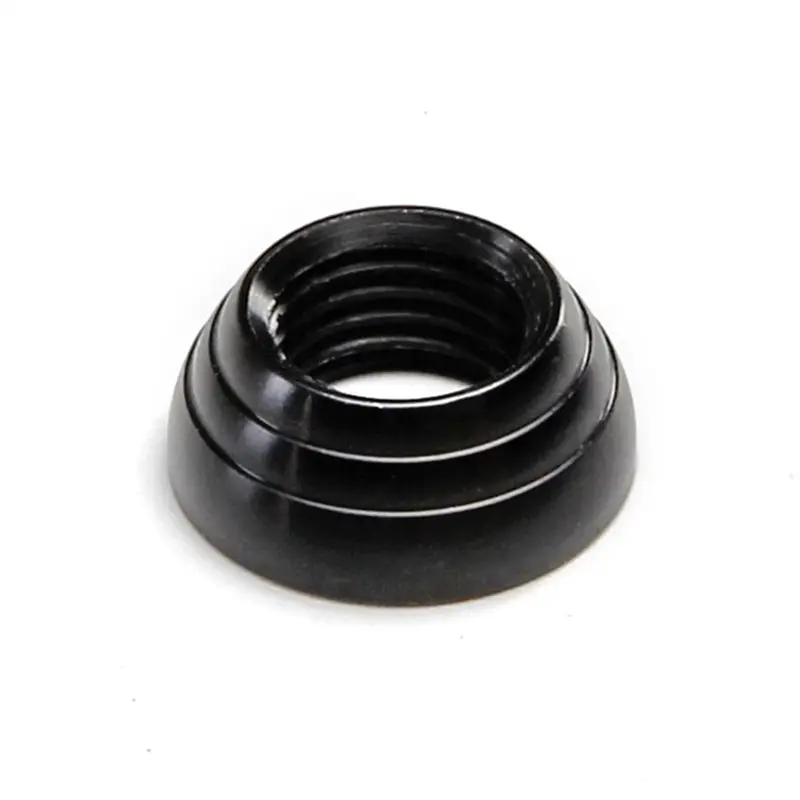 Lokar Xdk-005 Dash Knob Bezel; 7/16 In.-28 Size; Female; Deco Style; Black; 1
