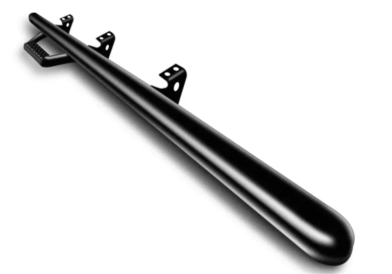 N-Fab C1954Rc-Tx Nerf Step-Cab Len (1 Stp)-19 (Newbody)-22 Silv/Sierra 1500/20-22 Hd Reg-Txblk 1