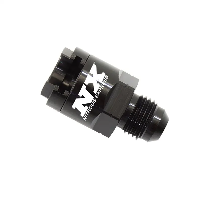 Nitrous Express 16370 Fuel Rail Adapter – 5/16” Tube To 6An Fitting 1