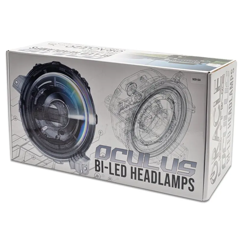 Oracle Lighting Oculus Bi-Led Projector Headlights – 5500K Color Temperature, Precision Optics Design 1