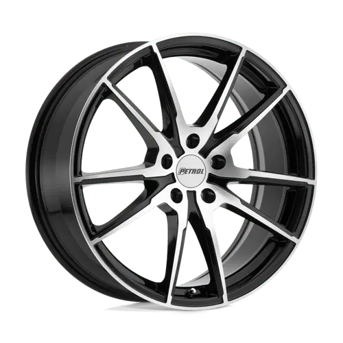 Petrol 18X8 Inch Alloy Wheel – 5X120 Bolt Pattern, Gloss Black Finish, 35Mm Offset (1880P0A355120B76) 1