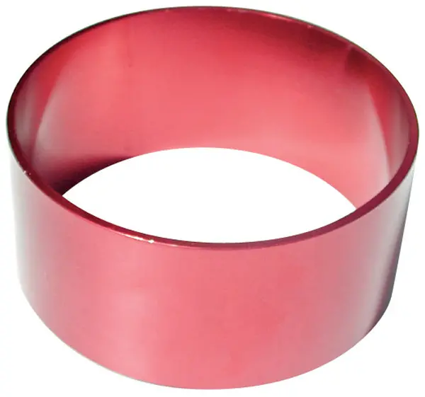 Proform Tapered Piston Ring Compressor – Aluminum, Red Anodized, Fits 4.280" Bore 1