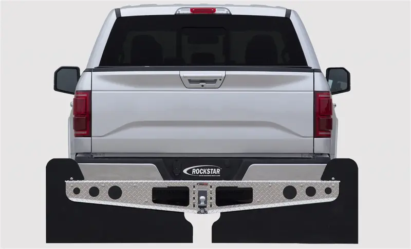 Rockstar A10200722 Heavy-Duty Hitch-Mount Mud Flaps – 2Xl Size With Aluminum Frame And Stabilizer Plate 1
