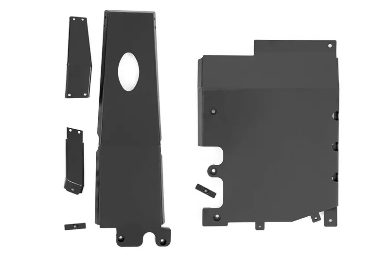 Rough Country 10616 Engine And Transfer Case Skid Plate Kit – Jeep Jl Unlimited (2018–2019), 3.6L 1