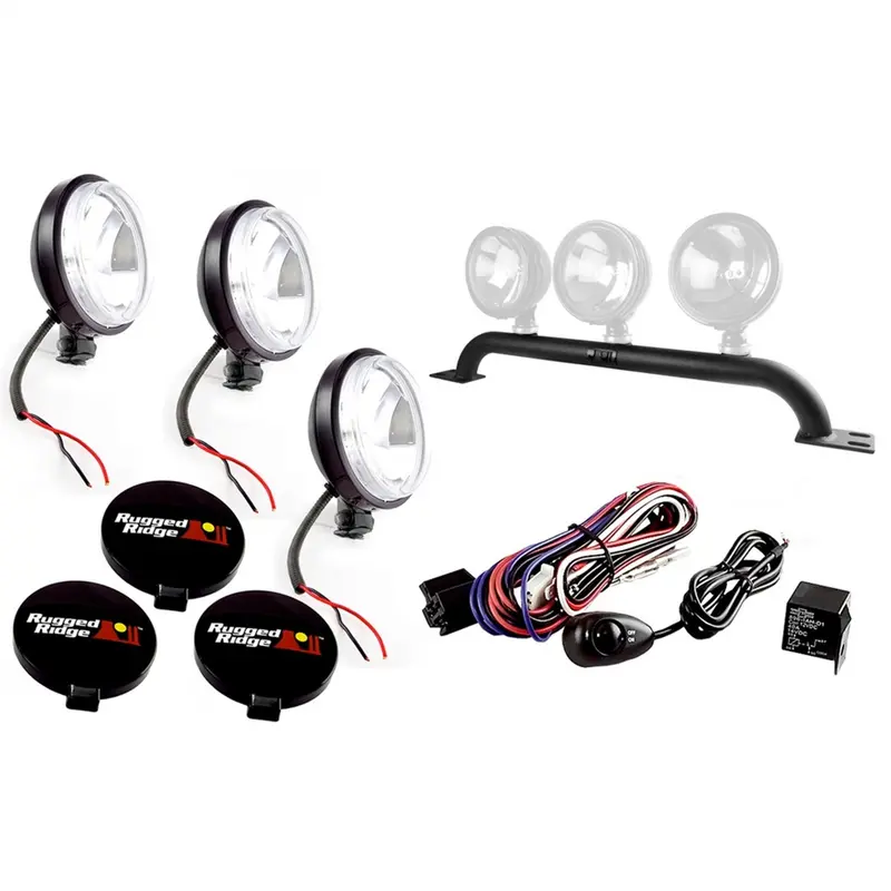 Rugged Ridge 12496.13 Led Light Bar – Rigid Mount, High-Output Auxiliary Lighting 1