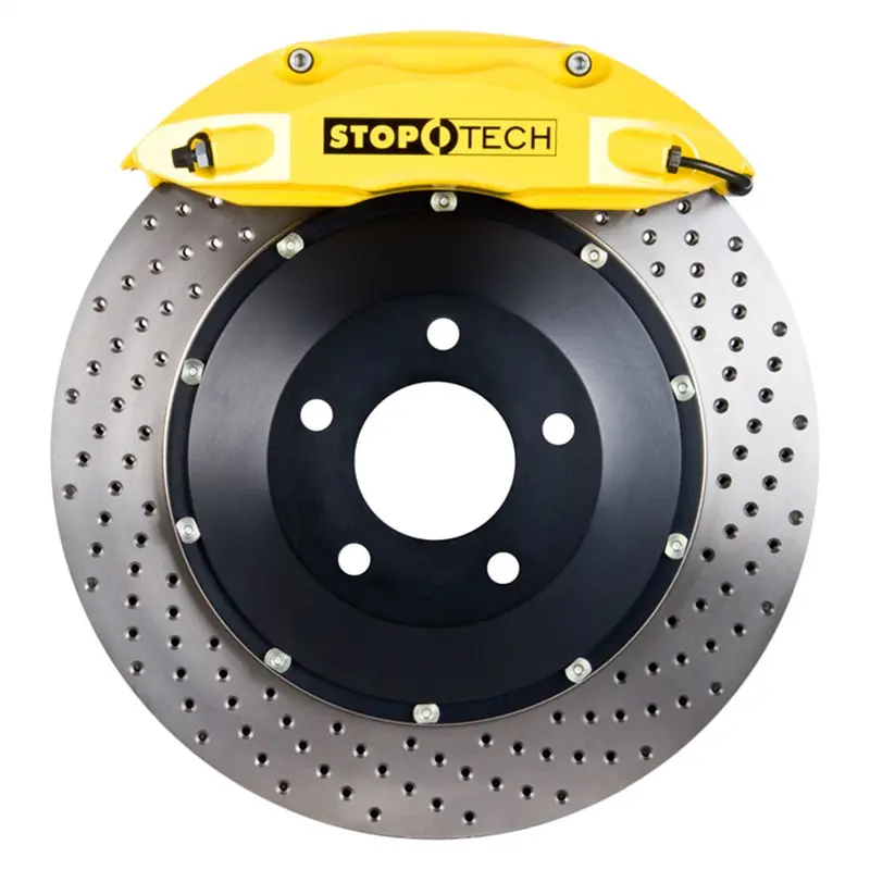Stoptech 83.617.4300.82 Big Brake Kit – Two-Piece Front Rotors, High-Performance Upgrade 1