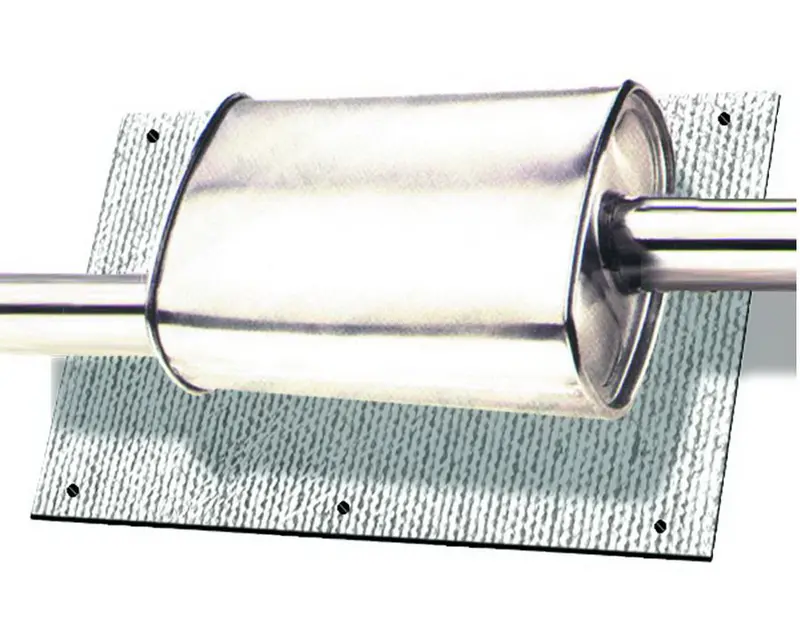 Thermo-Tec 16500 Heat Shield – 40" X 20" Silver Catalytic Converter & Muffler Guard 1