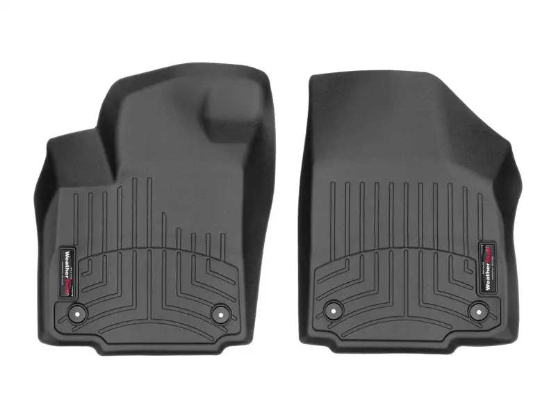 Weathertech 4410071 Digitalfit® Front Floor Liners – Precision-Cut Black Mats 1